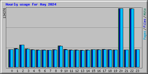 Hourly usage for May 2024